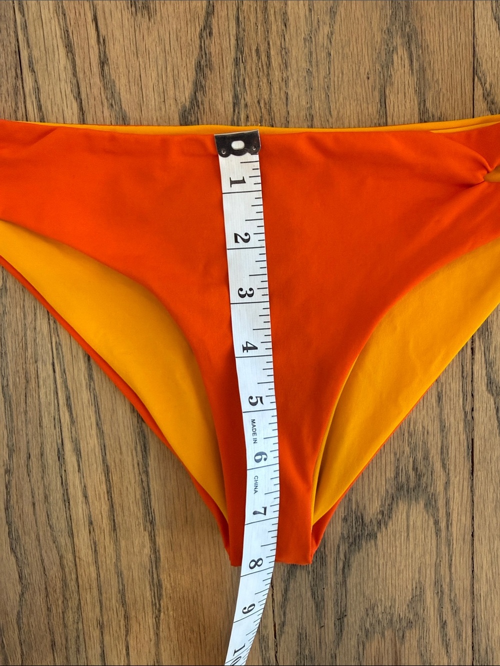 L*Space Women’s Breakers Reversible Orange Women's Swim Bottom Size Small - Picture 4 of 9